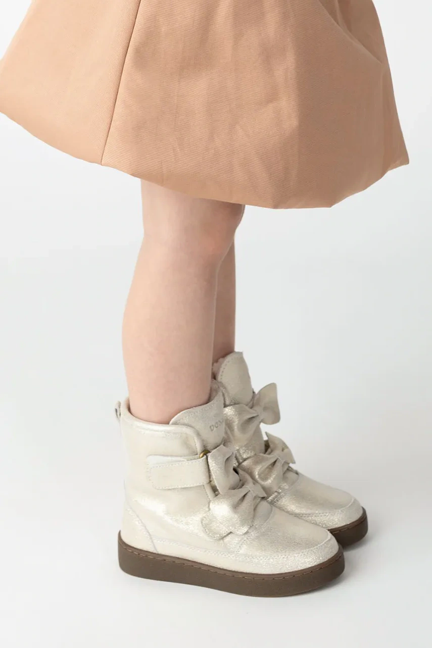 Donsje  ghete de iarnă pentru copii din piele Isa Exclusive Boots