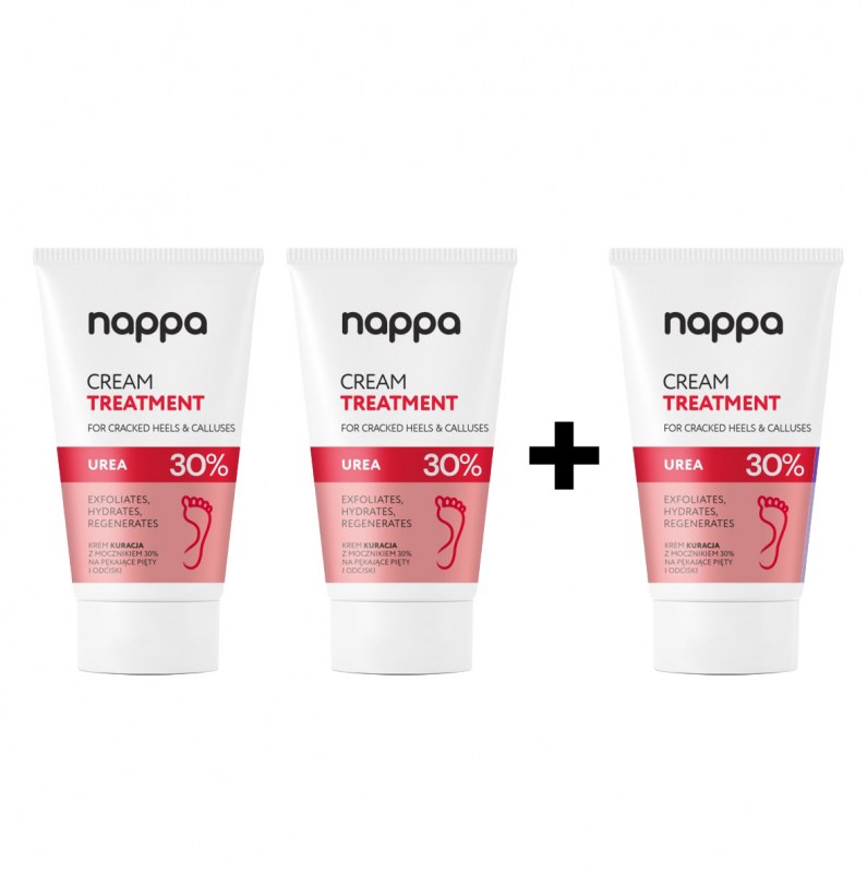 Set 2+1 gratis - Crema pentru calcaie crapate si bataturi cu 30% Uree - 150 ml