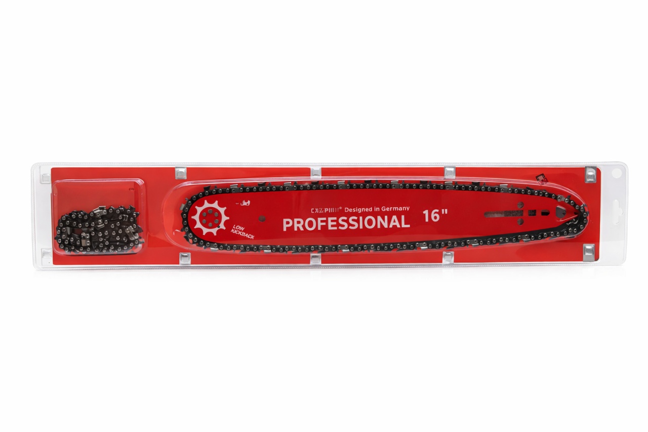 Set doua lanturi + lama drujba, 400mm, 16'', 67 zale, pas 0.325'', grosime 1.5mm, lant din otel premium, CAMPION PROFESSIONAL CMP1743