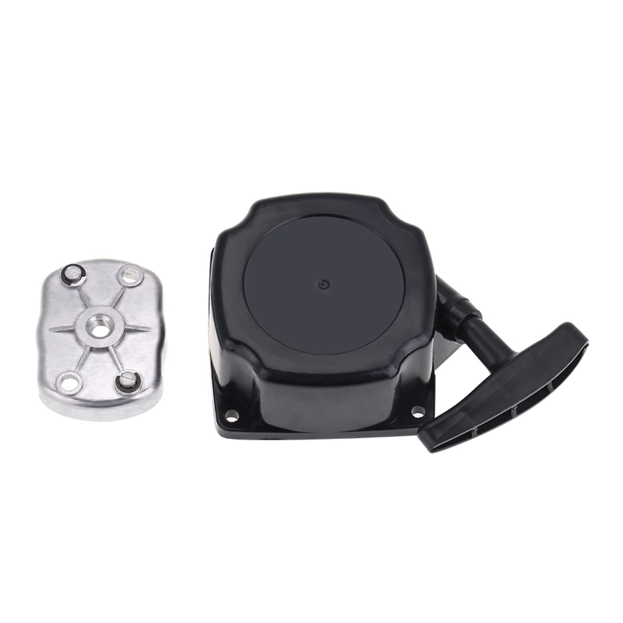 Demaror dublu 4 colturi drepte PROFI negru MTC S CMP1820, compatibil motocoasa, constructie rezistenta