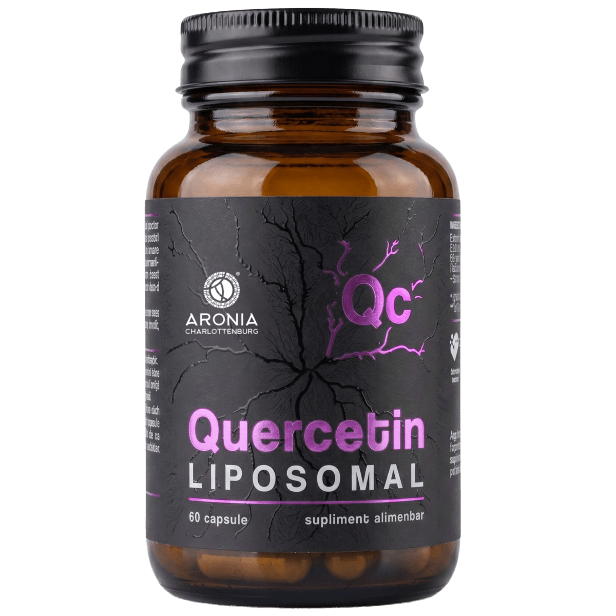 Quercetină Lipozomală — 60 capsule cu extract lipozomal de salcâm japonez, pentru gestionarea alergiilor, confort respirator și imunitate
