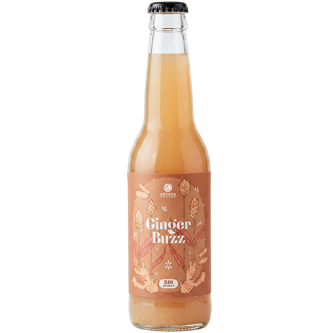 Ginger Buzz — Suc de Măr, Ghimbir și Curcuma 330ml ECO