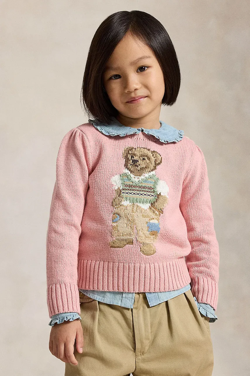 Polo Ralph Lauren  pulover pentru copii din bumbac