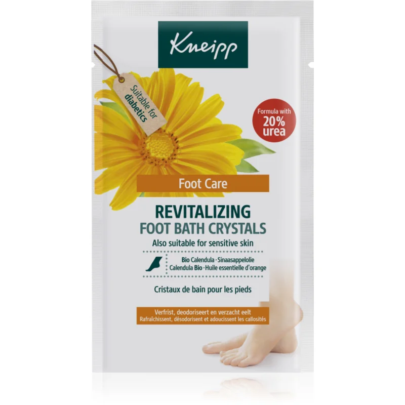 Kneipp Foot Care saruri de baie pentru tălpile picioarelor Bio Calendula & Orange Oil 40 g