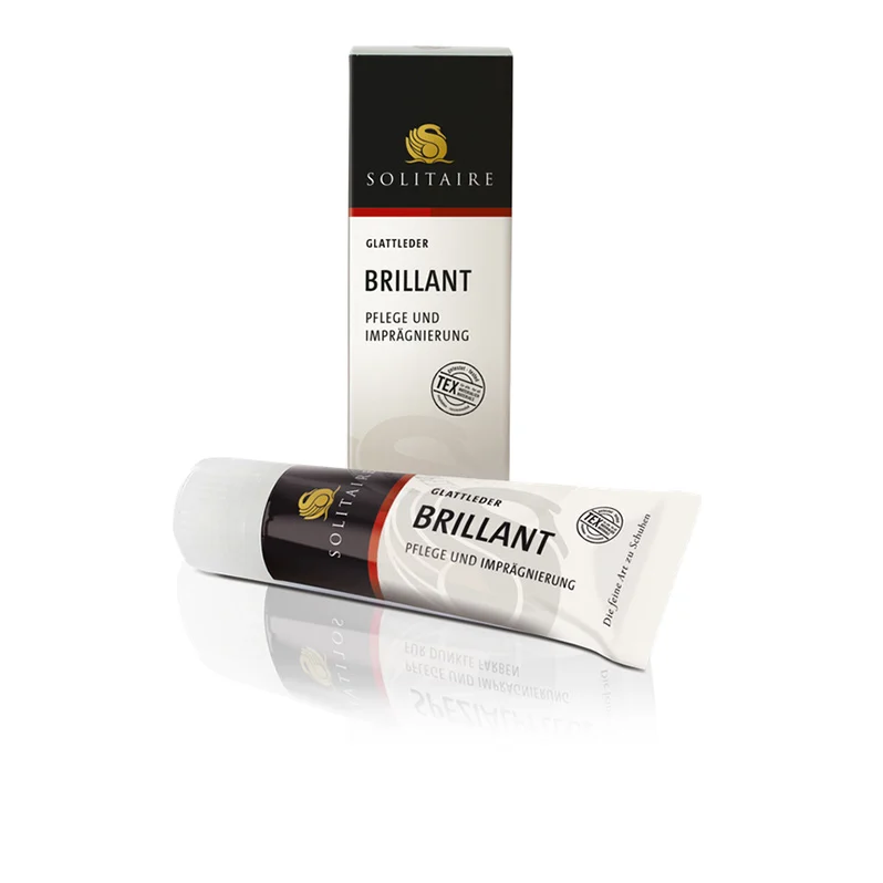 Crema Brillant rosie pentru pantofi, Solitaire