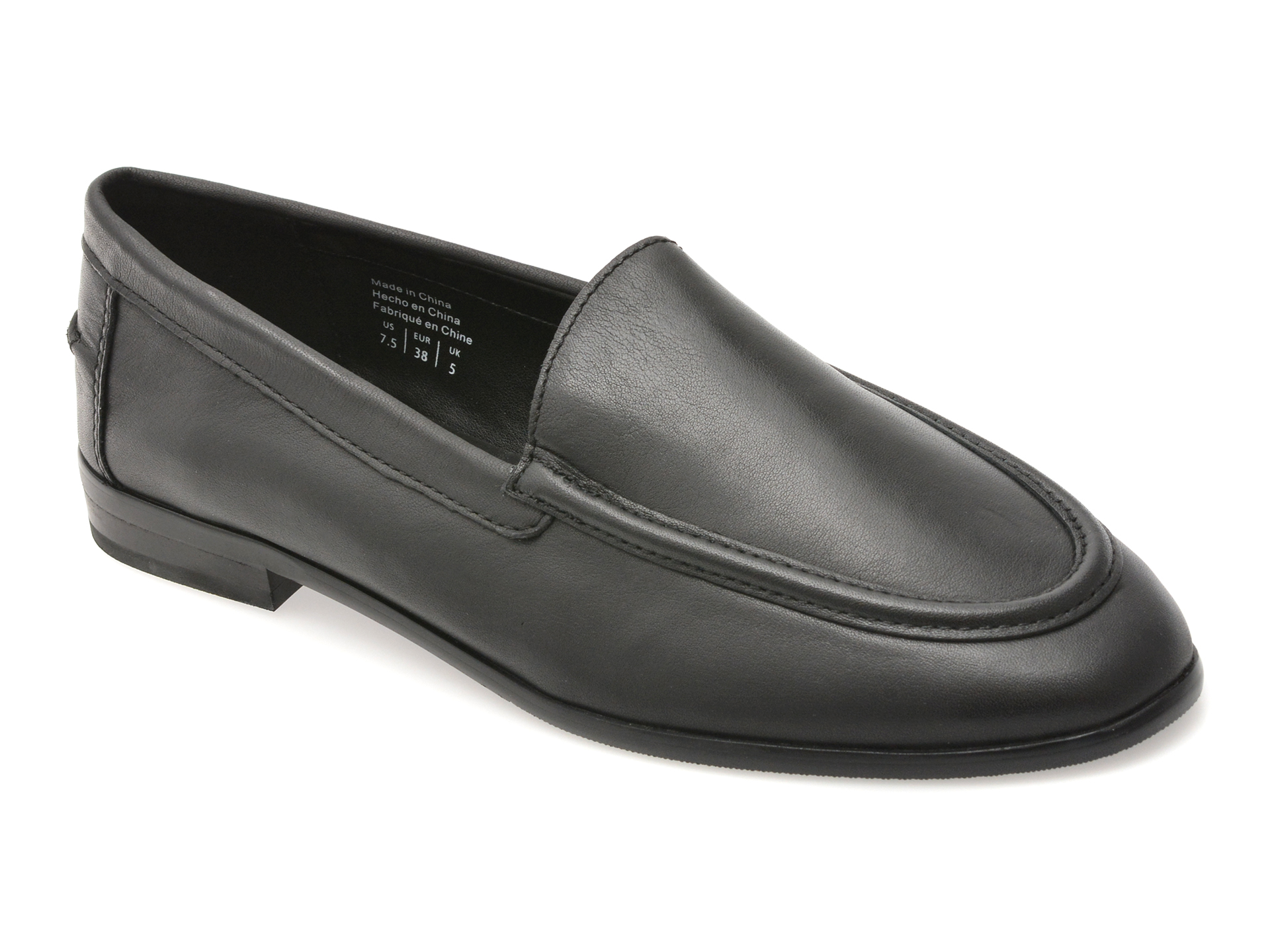 Mocasini ALDO negri, AMBAR 001, din piele naturala