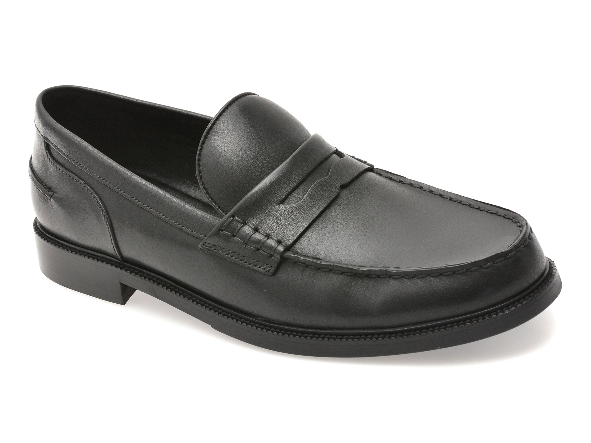 Mocasini eleganti ALDO negri, KIERAN 008, din piele naturala