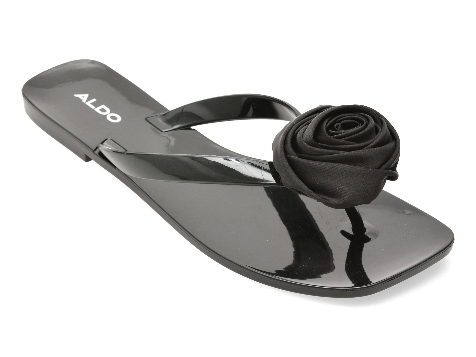 Papuci ALDO negri, EDELINNA 001, din pvc