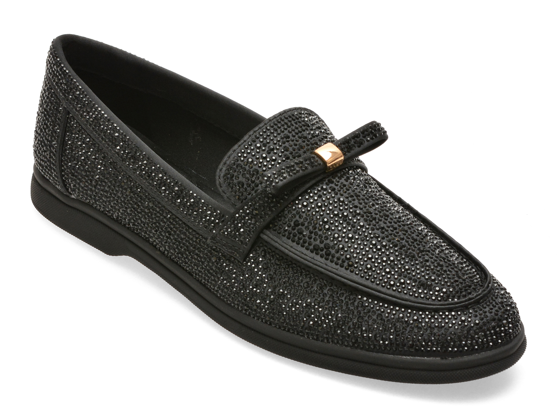 Mocasini ALDO negri, ELIZIE 007, din piele ecologica