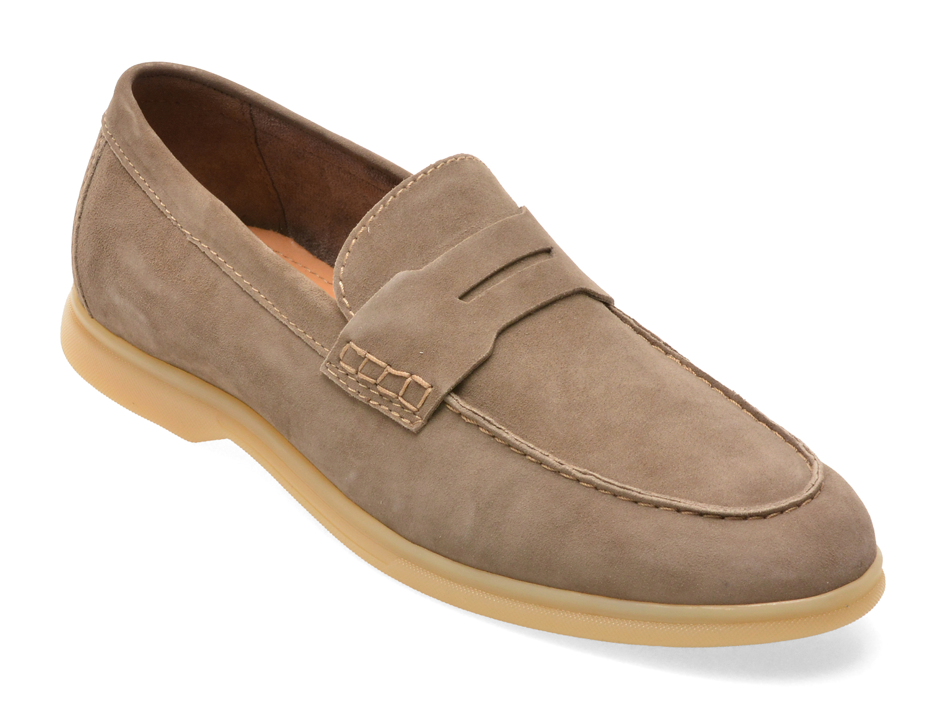 Mocasini ALDO gri, ECKO 252, din piele intoarsa