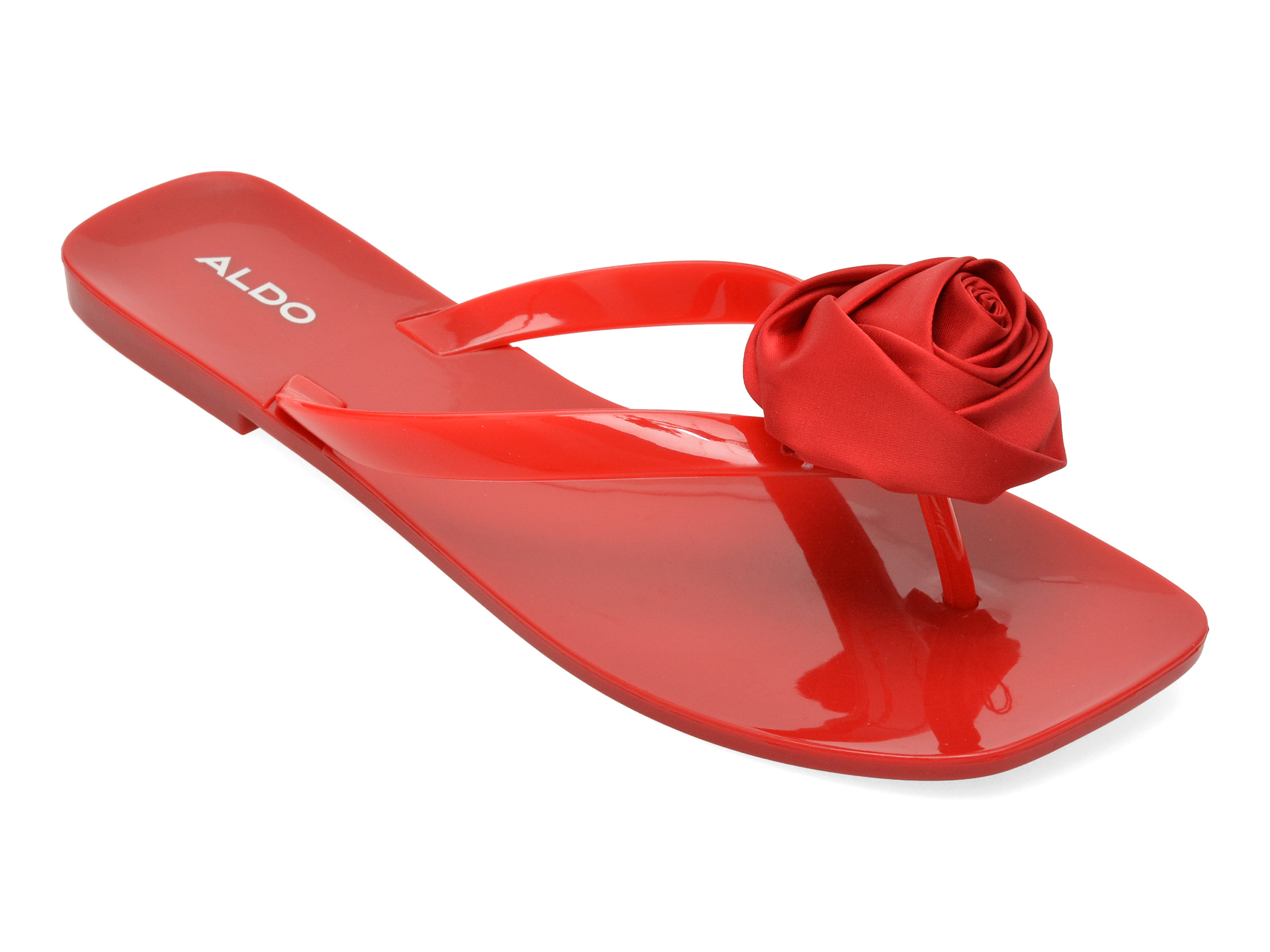 Papuci ALDO rosii, EDELINNA 600, din pvc