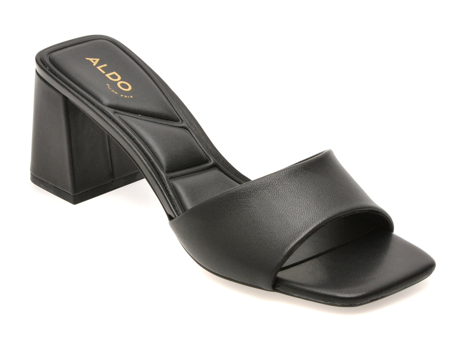 Papuci eleganti ALDO negri, TISHA 001, din piele naturala