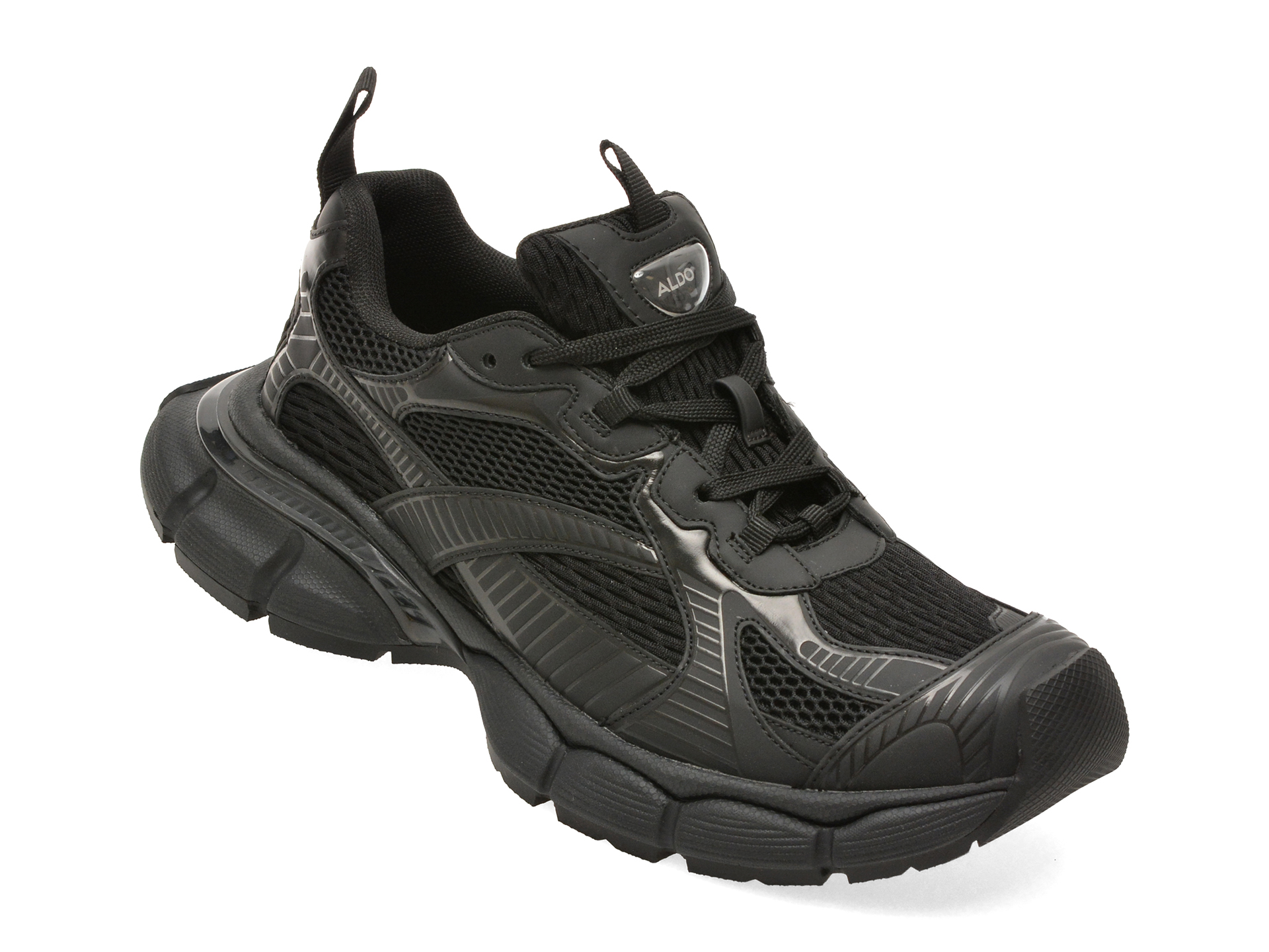 Pantofi sport ALDO negri, JENSEN 004, din material textil