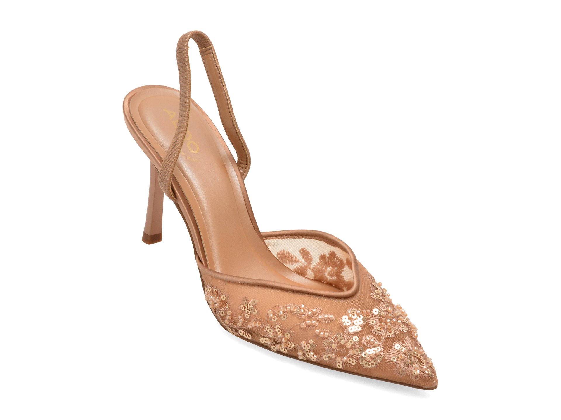 Pantofi eleganti ALDO maro, CAROLLINA 276, din material textil
