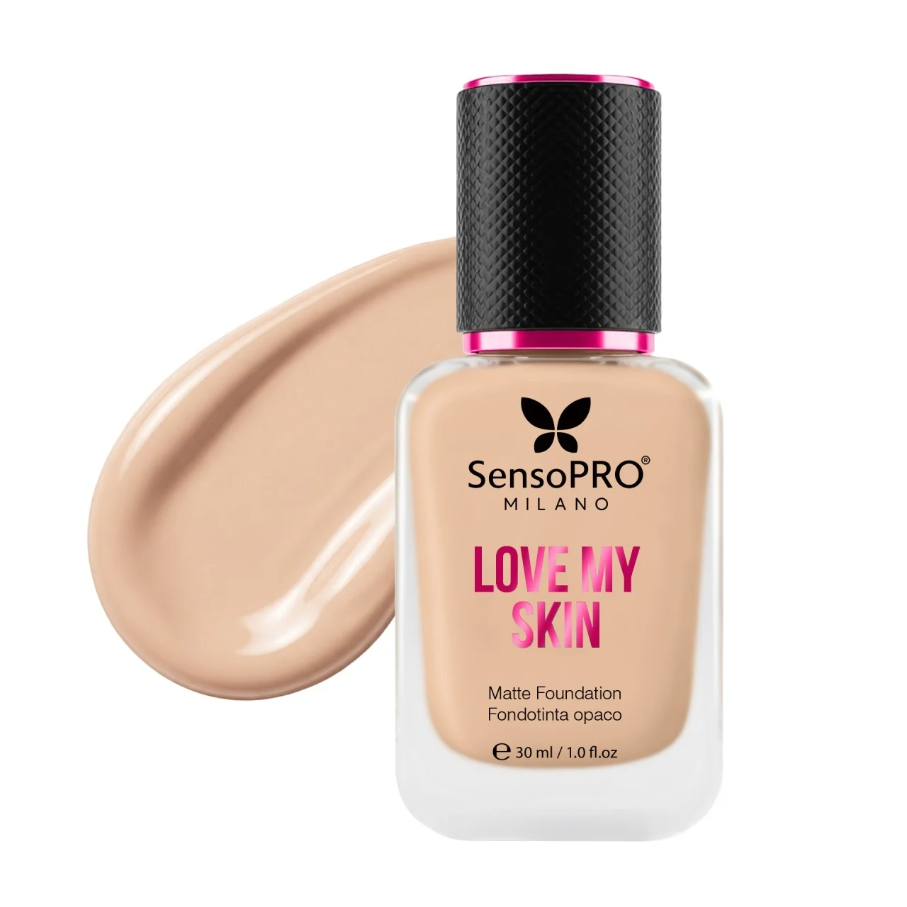 Fond de ten SensoPRO Milano, Love My Skin, cu Vitamina E - S01 Light Neutral