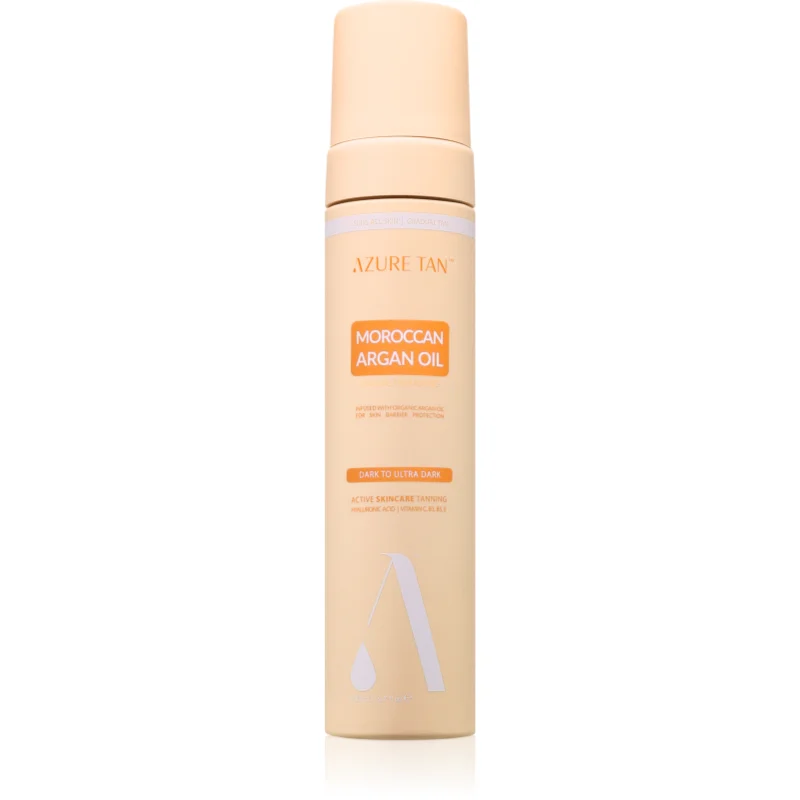 Azure Tan Maroccan Argan Oil spuma autobronzanta culoare Dark To Ultra Dark 200 ml