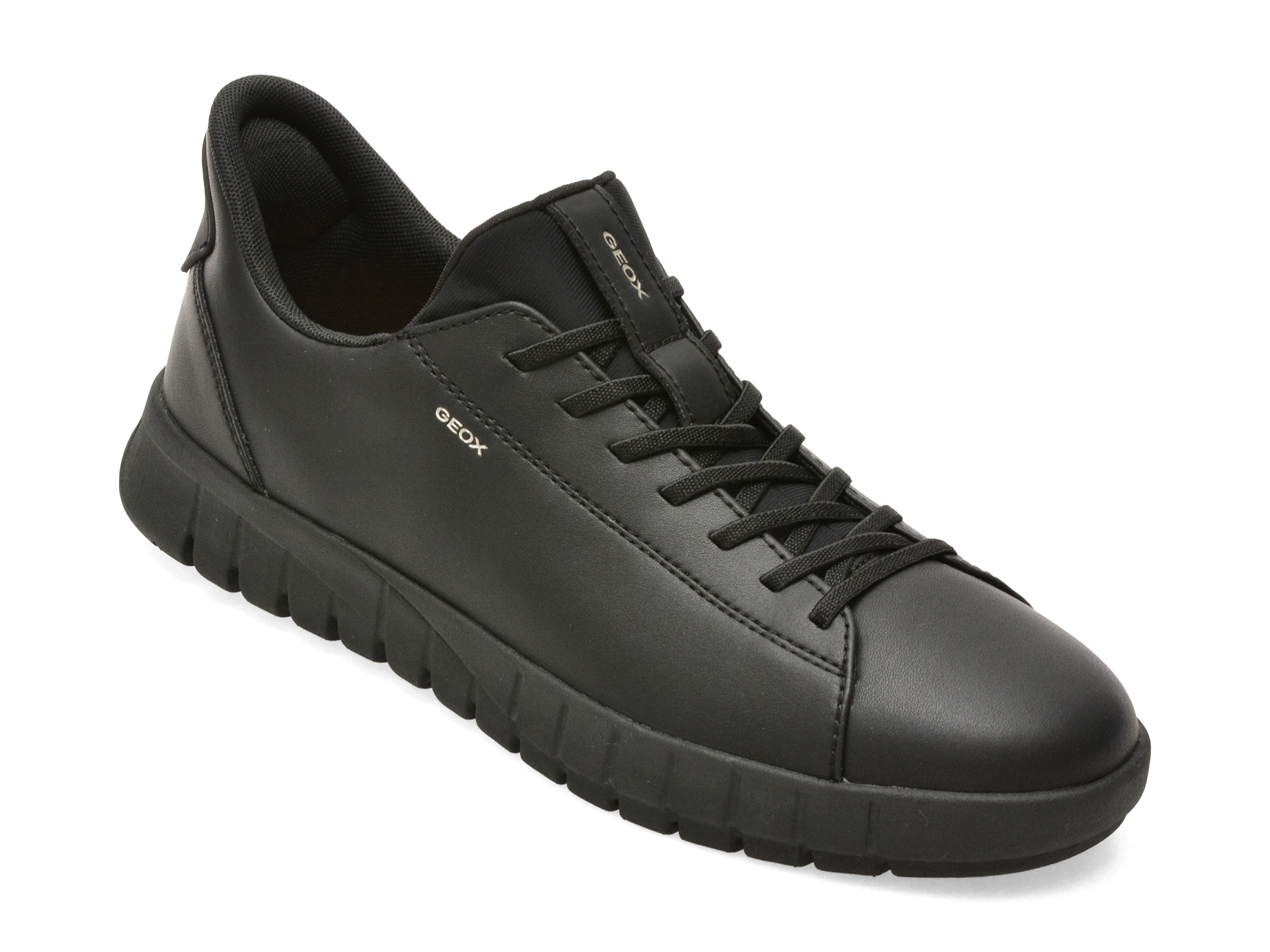 Pantofi sport GEOX negri, U65MAA, din piele naturala