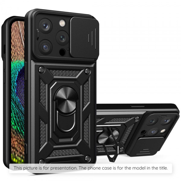 Husa pentru Motorola Razr Fold, Techsuit, CamShield, Neagra