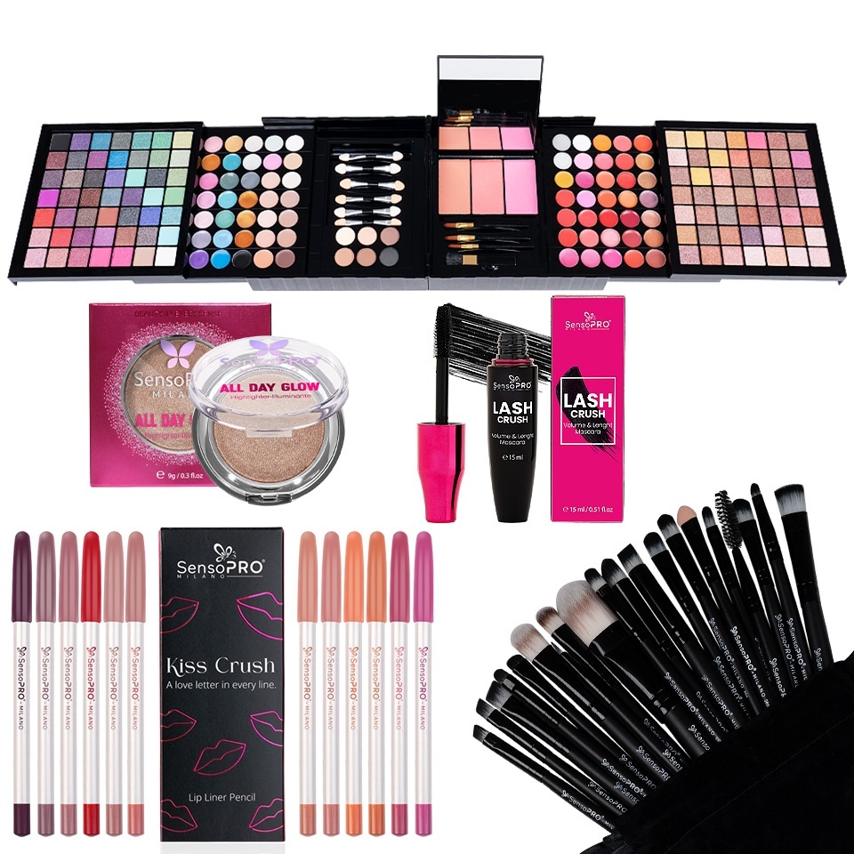 Set Machiaj Beauty Lovers SensoPRO Milano + CADOURI
