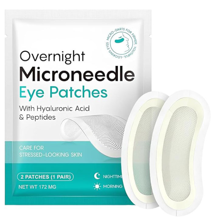 Plasturi pentru Ochi cu Microace, Efect Anti-Rid cu Acid Hialuronic si Peptide, 1 Pereche  (2 Bucati)