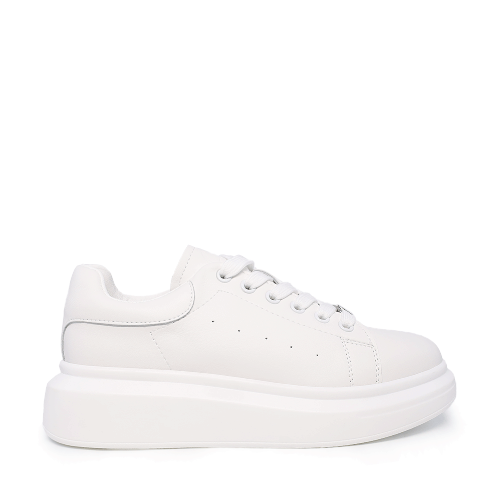 Sneakers Benvenuti albi din piele 3742dp312a