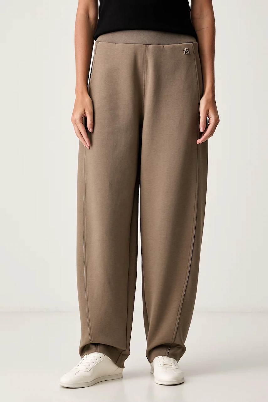 BOSS  pantaloni de trening pentru femei cu bumbac Essuge