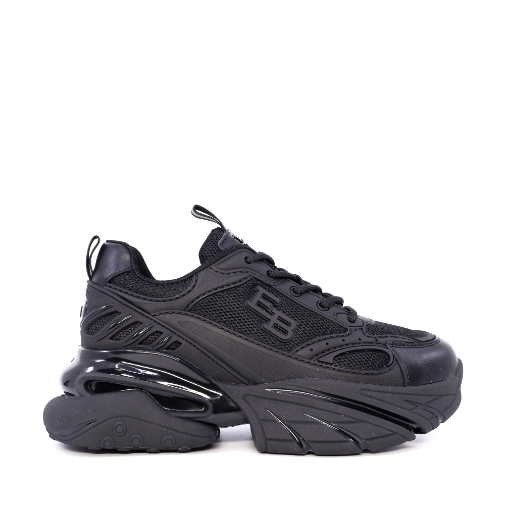 Sneakers chunky Enzo Bertini negri din piele și textil 3862dp191n
