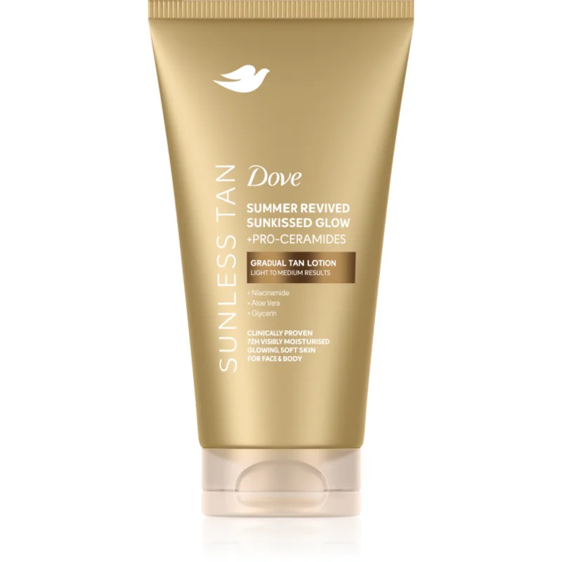 Dove Sunless Tan lotiune autobronzanta culoare Fair 75 ml