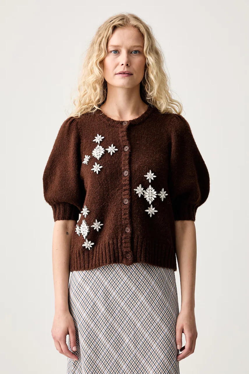 MUNTHE  cardigan pentru femei cu amestec de lână VOCCA