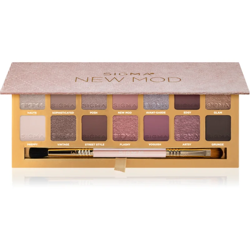 Sigma Beauty New Mod Eyeshadow Palette paleta farduri de ochi cu aplicator 208.2 g