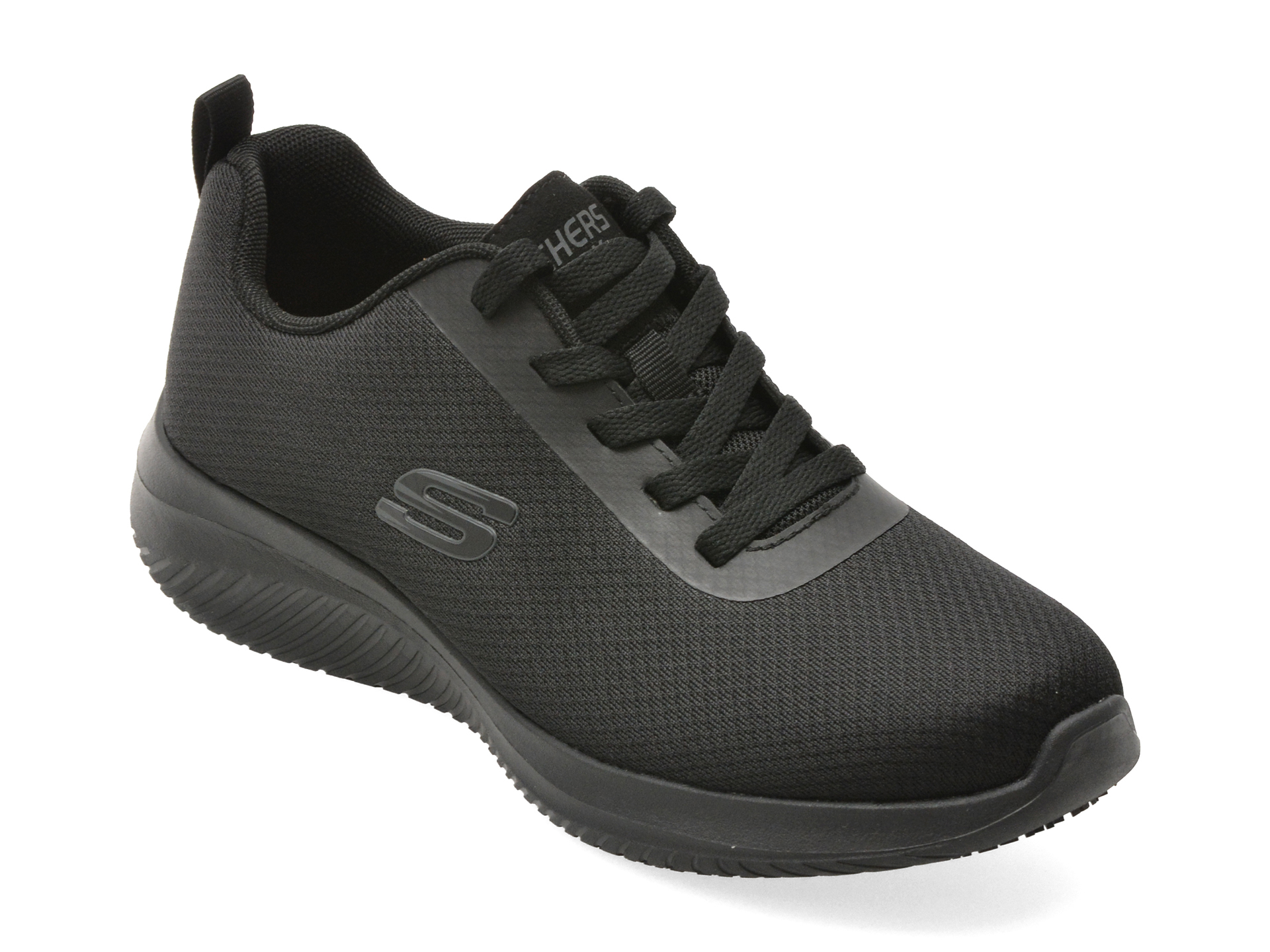 Pantofi sport SKECHERS negri, ULTRA FLEX 3.0 SR, din material textil