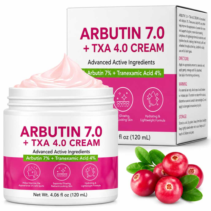 Crema de Fata pentru Imbunatatirea Aspectului Petelor Pigmentare si Luminozitate, cu Arbutina, 120 ml