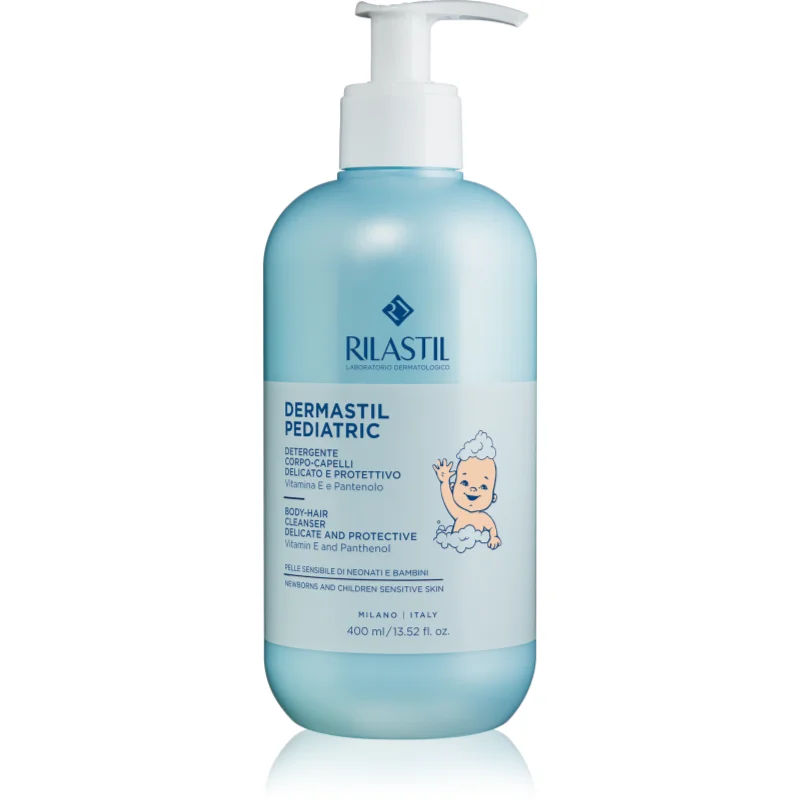 Rilastil Dermastil Pediatric gel de duș și șampon delicat pentru copii 400 ml