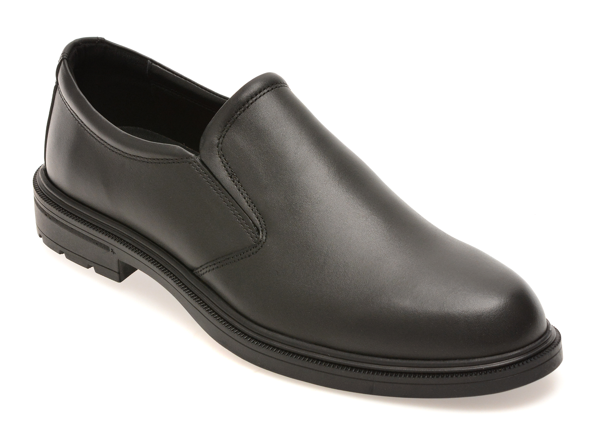 Pantofi eleganti OTTER negri, A61, din piele naturala