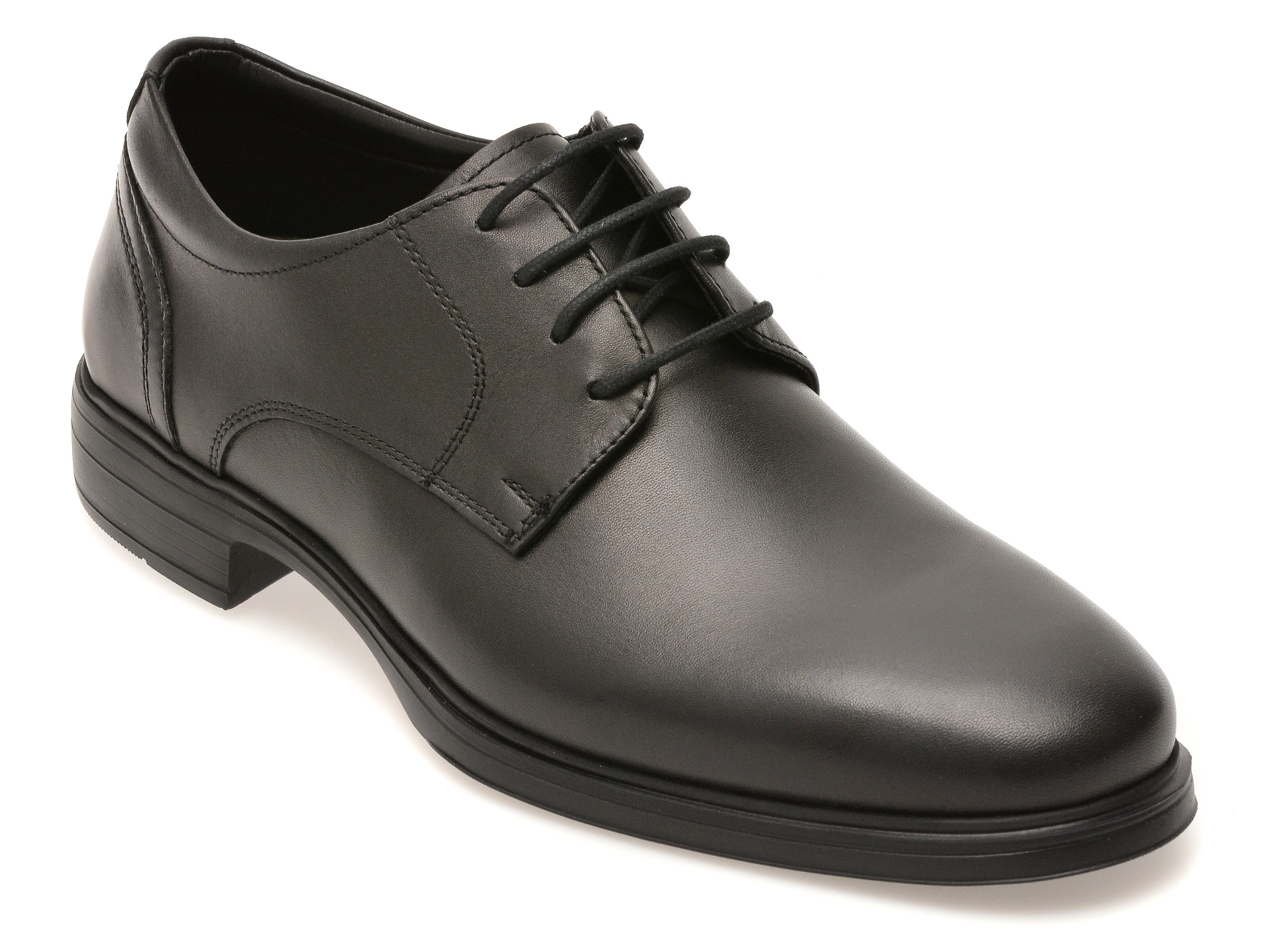 Pantofi eleganti OTTER negri, E300, din piele naturala
