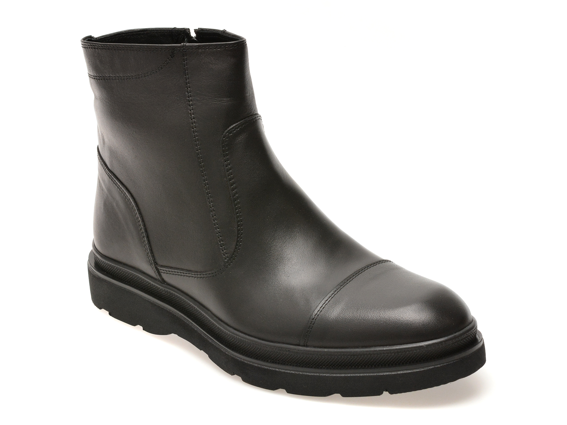 Ghete OTTER negre, 52135, din piele naturala