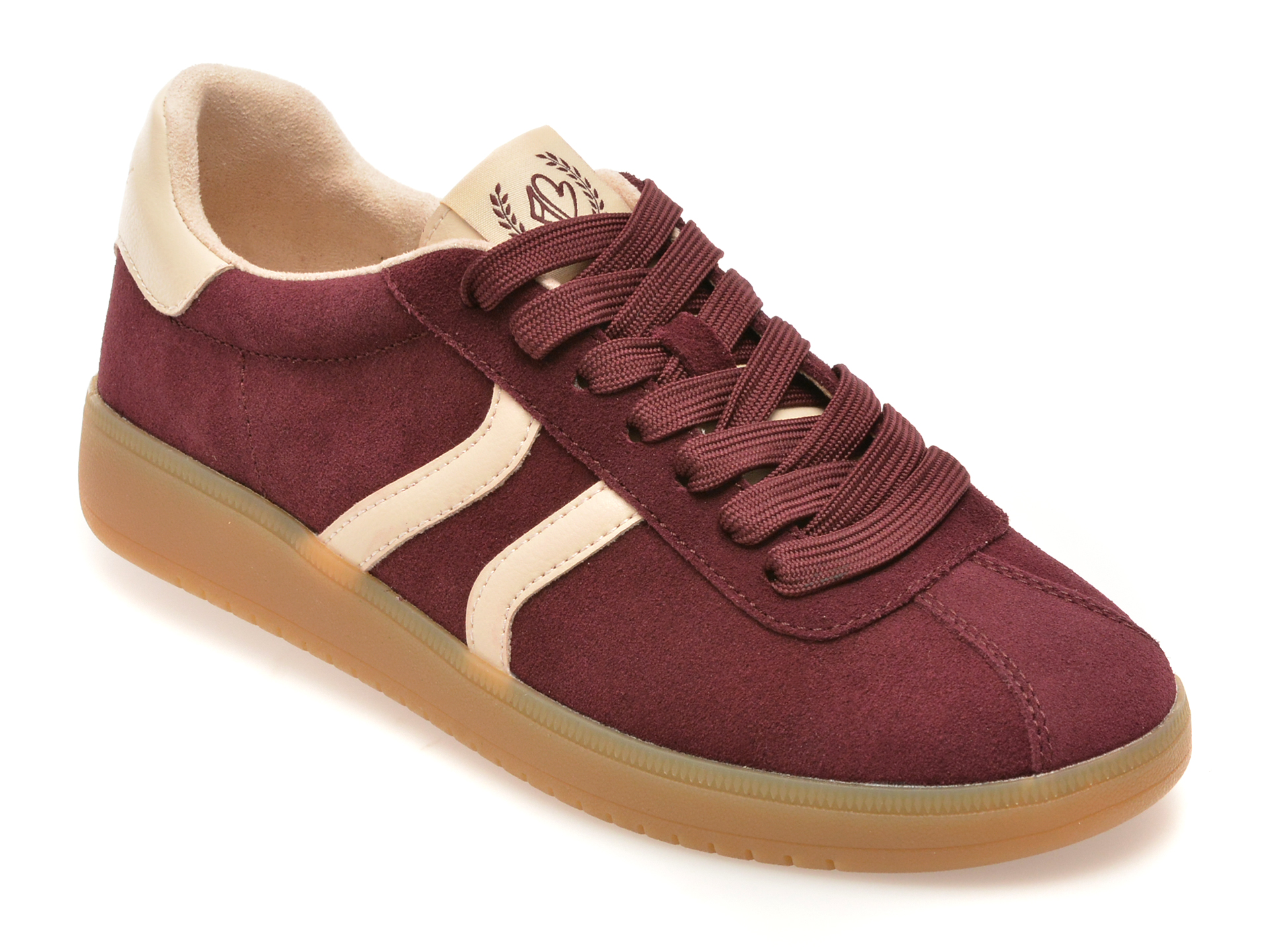 Pantofi sport ALDO visinii, CHIC SNEAKER 601, din piele intoarsa