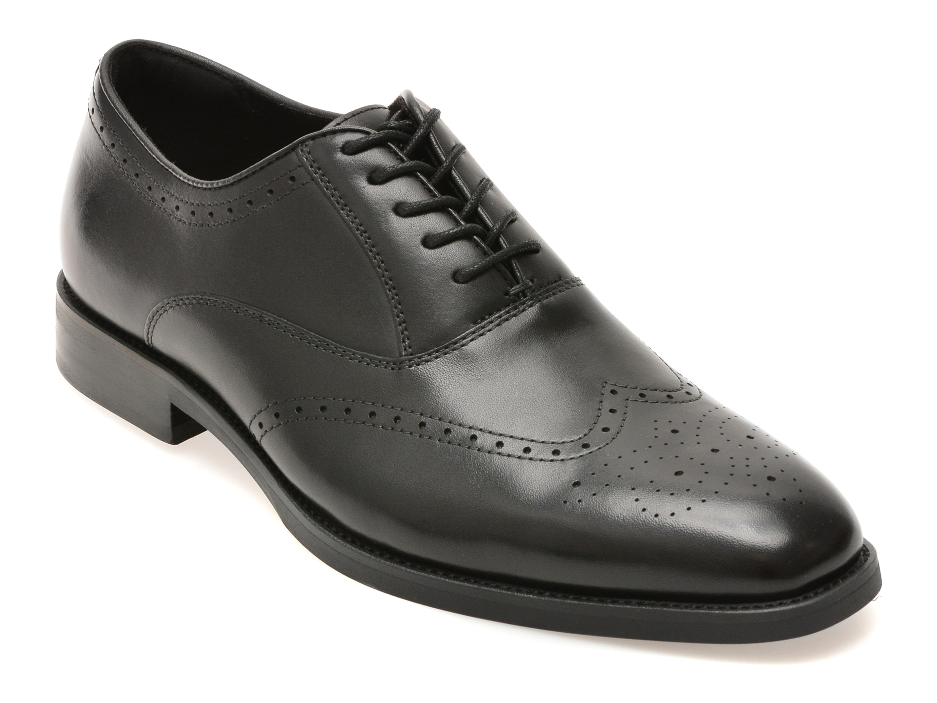 Pantofi elegani ALDO negri, DONALD 001, din piele naturala