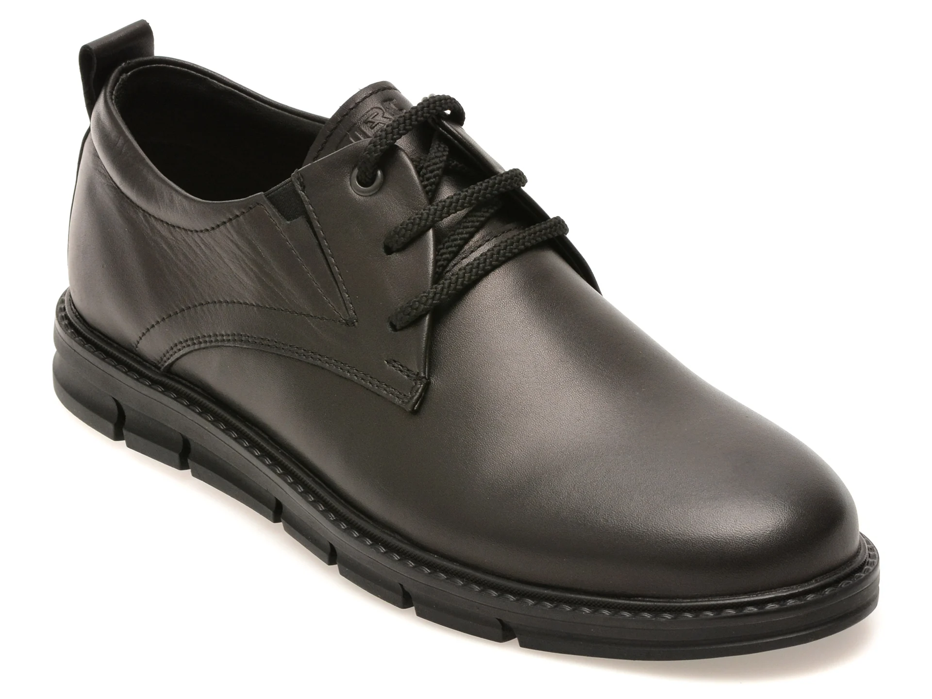 Pantofi eleganti OTTER negri, TTR1, din piele naturala