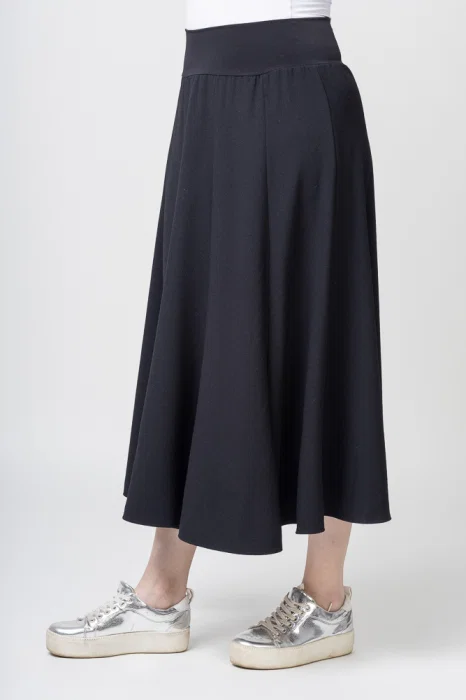 Fusta neagra in clini, din vascoza (78cm)