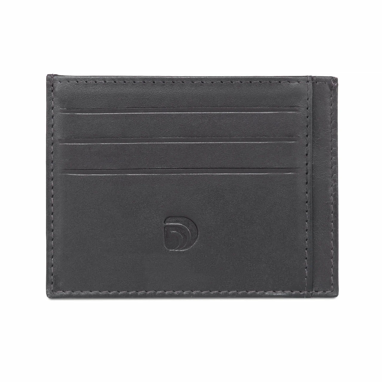 Port card unisex Delis, Achim PT1195, piele naturala, Negru