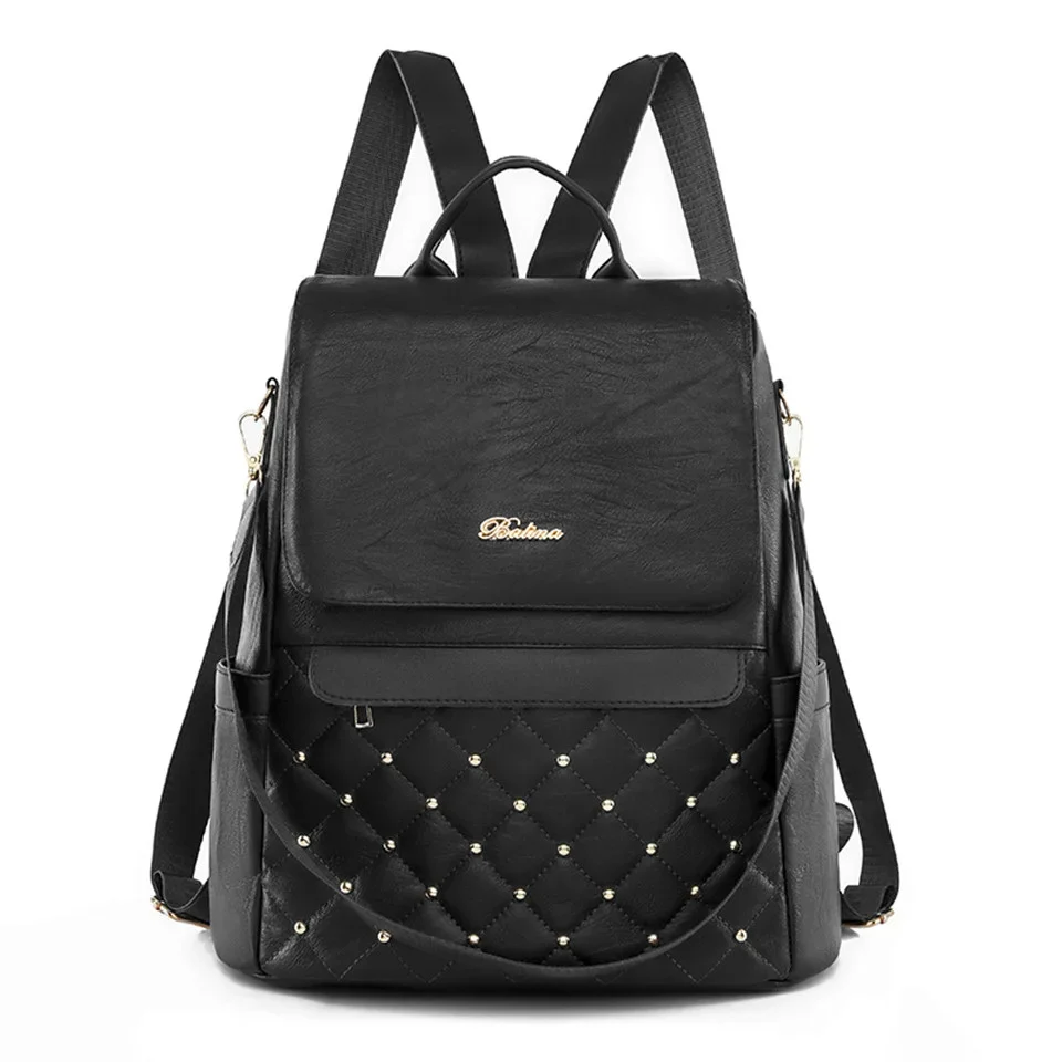 Rucsac de dama, Elanor GT2636, antifurt, Negru