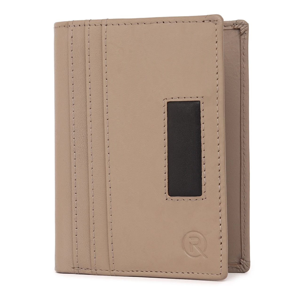 Portofel unisex Ronno, Anghel PT1444, piele naturala, Bej