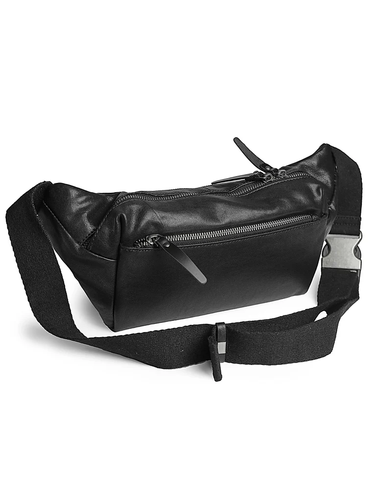 Geanta pentru barbati, 8801, piele naturala, Neagra