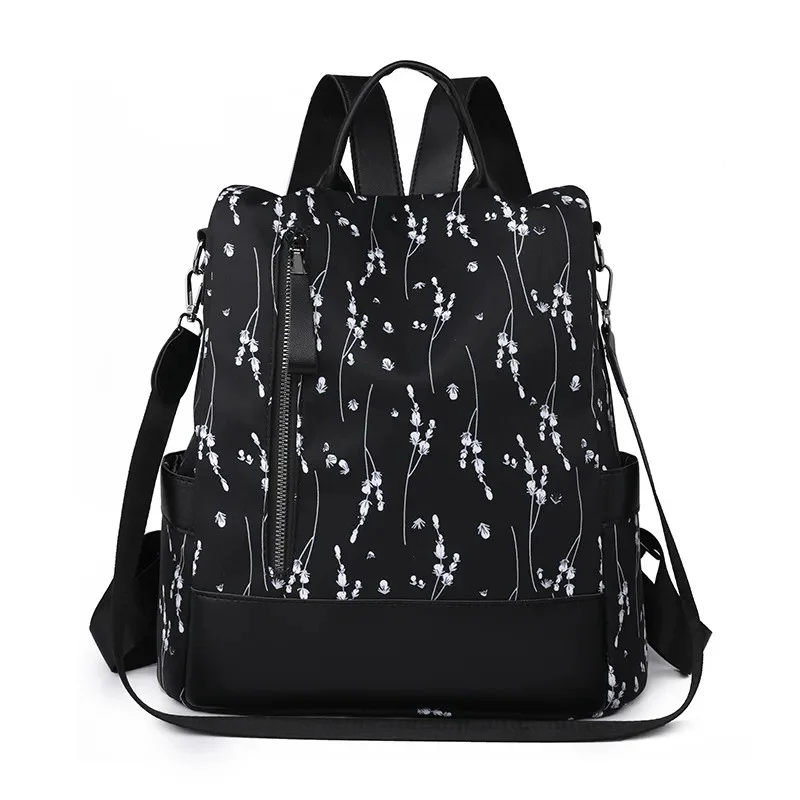 Rucsac dama, Ulyana GT2514, antifurt, Negru