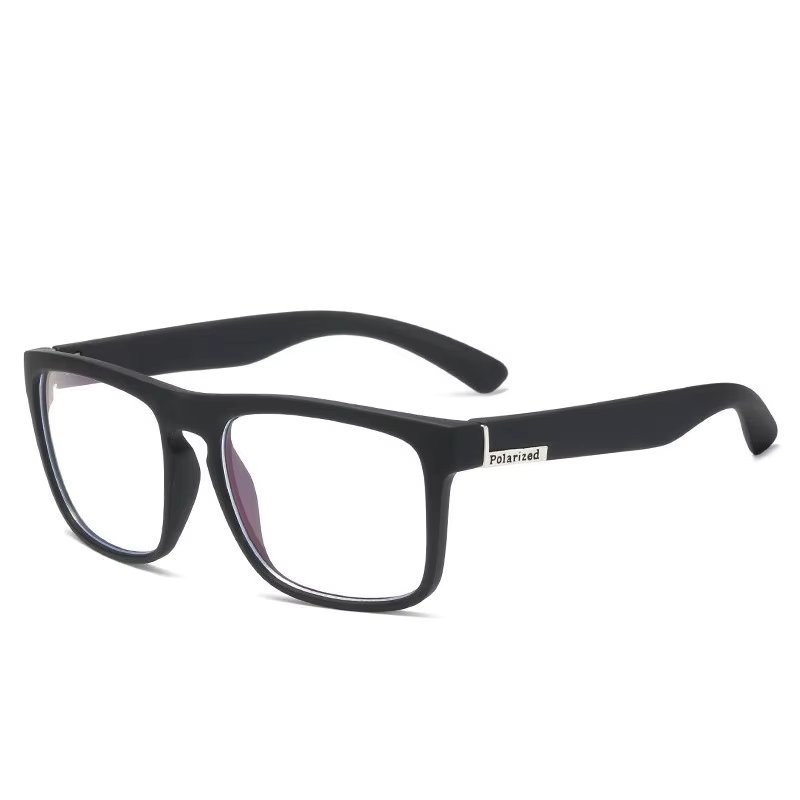 Ochelari de soare cu lentila transparenta, SG001, Negru