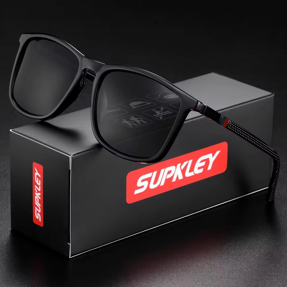 Ochelari de soare unisex, SG010, Negru