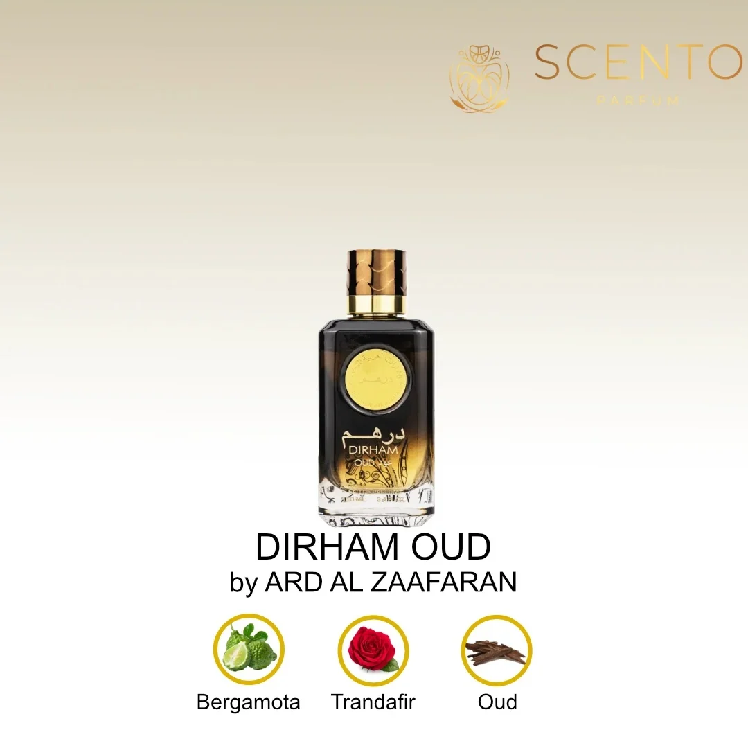 Parfum arabesc Dirham Oud, Ard Al Zaafaran, apa de parfum 100 ml, unisex - Original Dubai