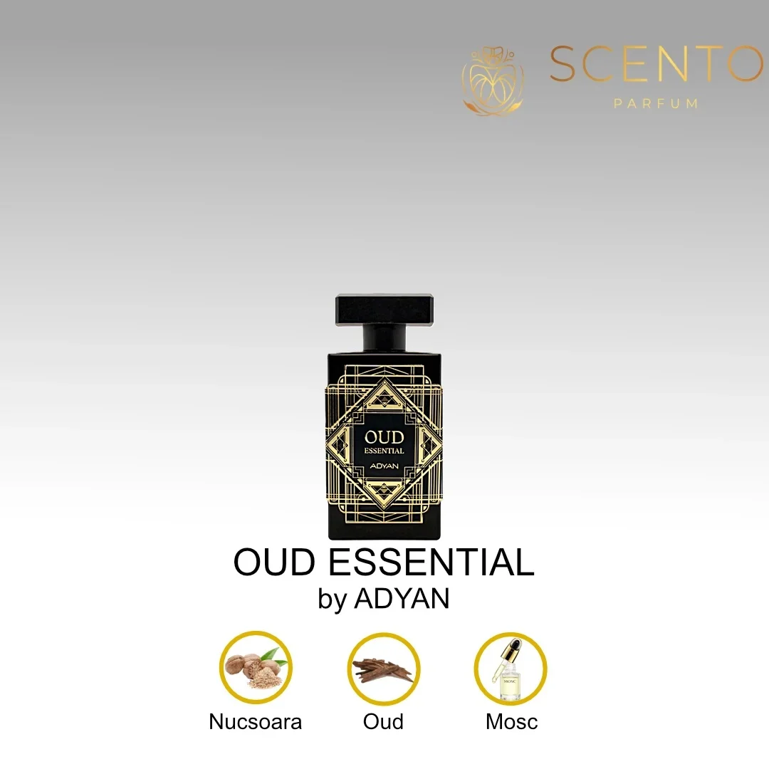 Apă de parfum Adyan, Oud Essential, unisex, 100ml - Original Dubai
