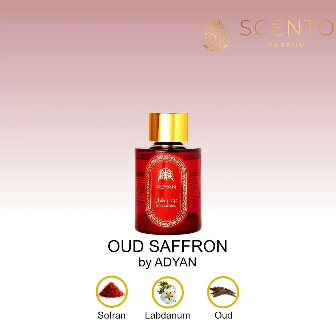 Apă de parfum Adyan, OUD SAFFRON, unisex, 100ml - Original Dubai
